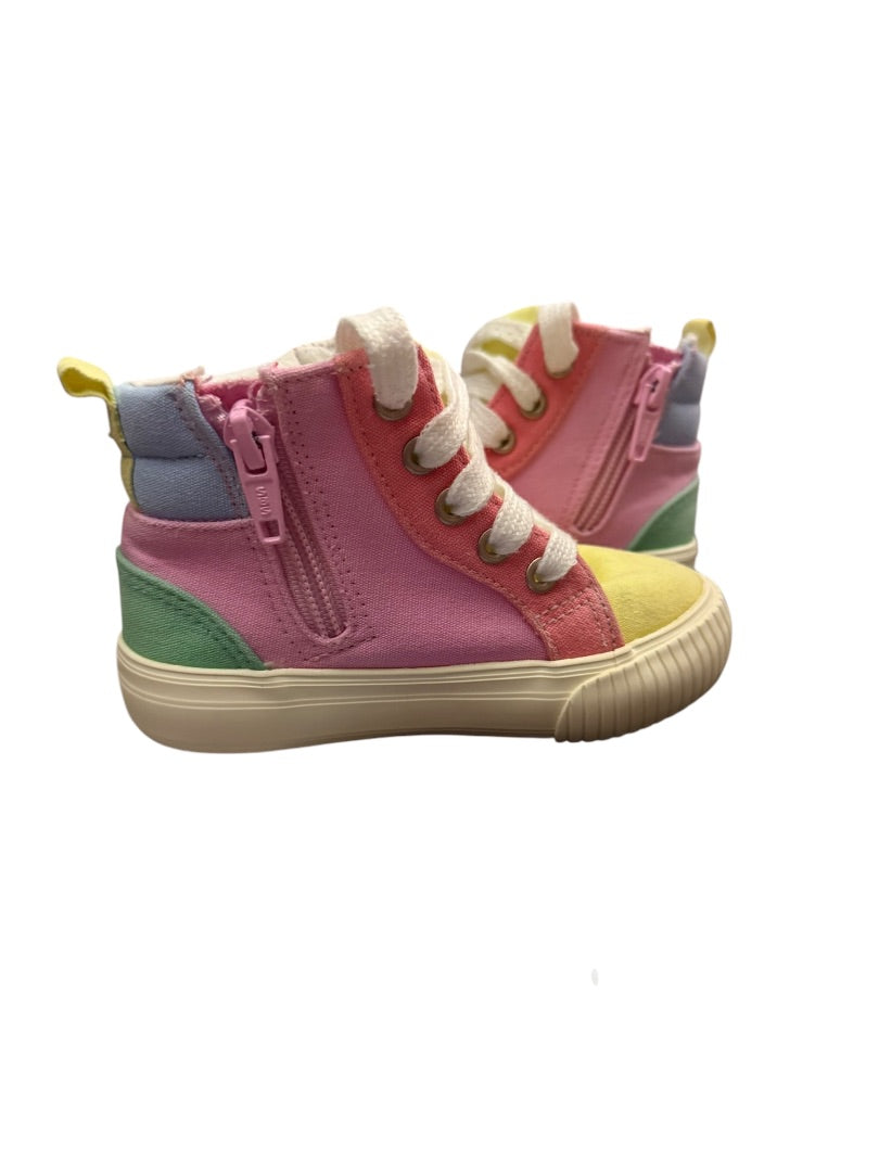NEW COLORBLOCK HIGH TOP SNEAKERS