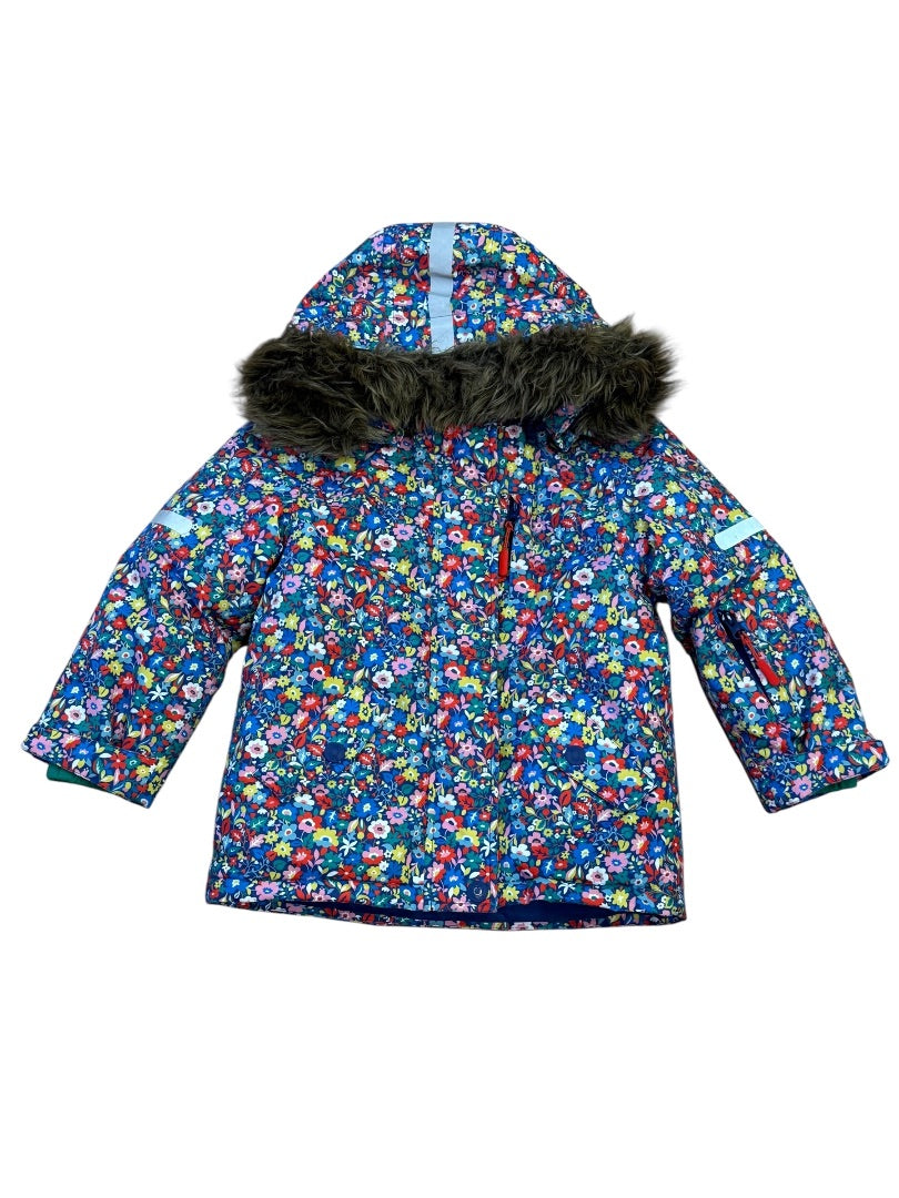 L/S FLORAL ALL-WEATHER WATERPROOF COAT
