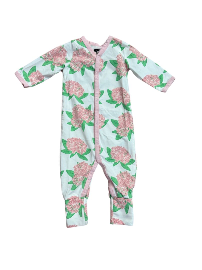 L/S FLORAL CONVERTIBLE 1-PC