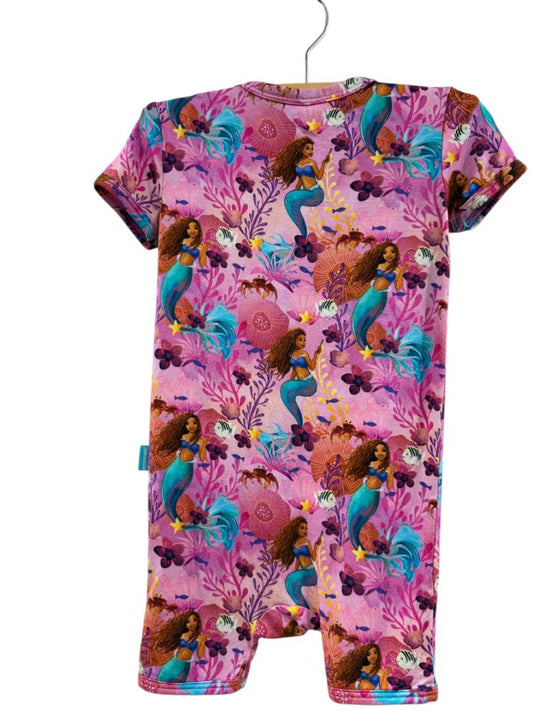 S/S LITTLE MERMAID ZIP SHORTY
