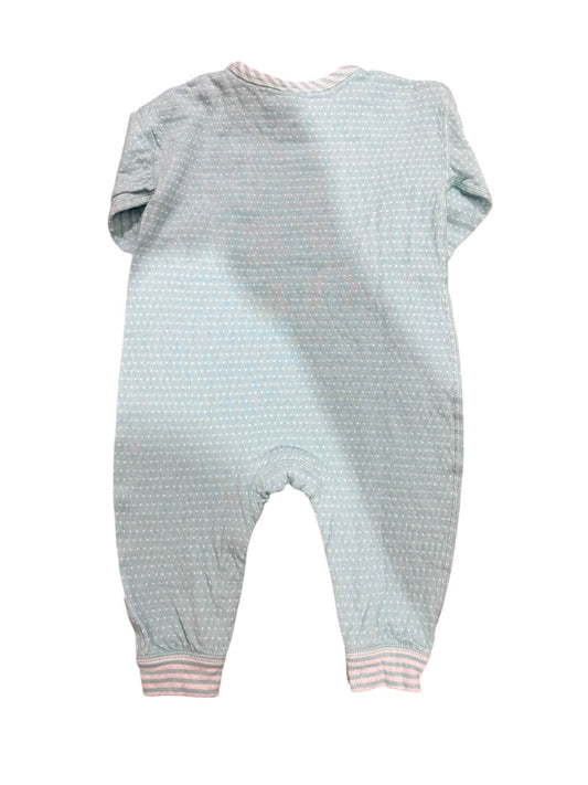 L/S REVERSIBLE POLKA DOT ROMPER