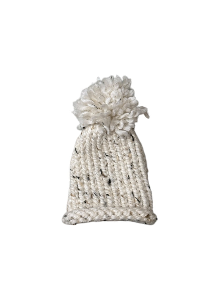 CHUNKY KNIT POM BEANIE