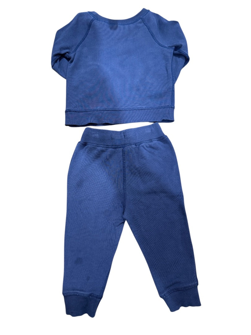 L/S COOKIE MONSTER SWEATSHIRT & JOGGERS