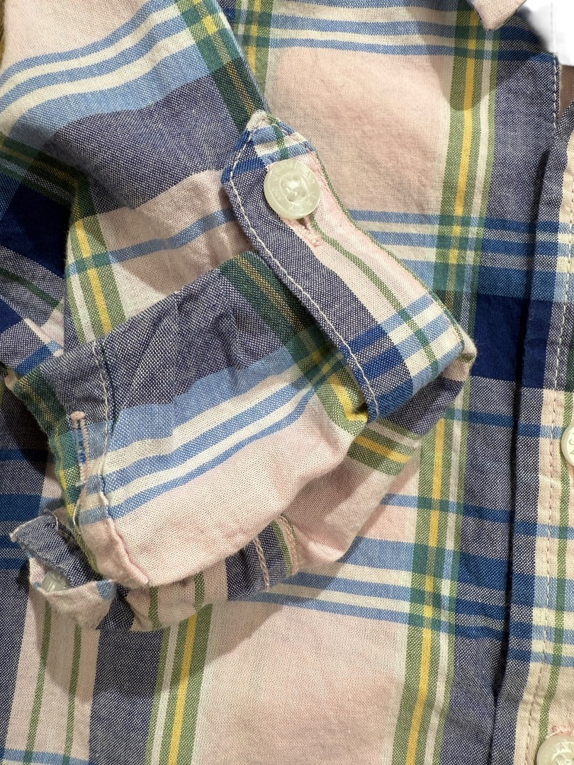 L/S PLAID DRESS SHIRT