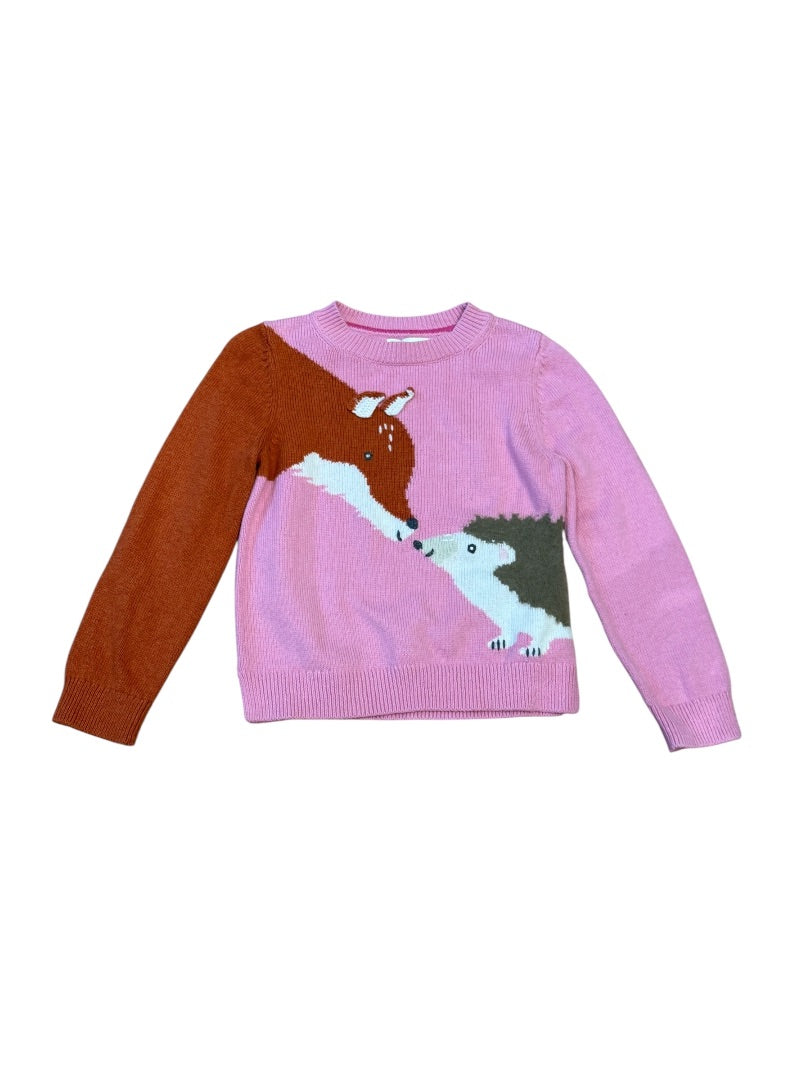 L/S WOOL FOX HEDGEHOG SWEATER