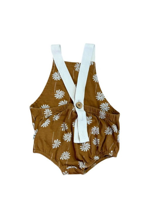 S/L FLORAL BUBBLE ROMPER