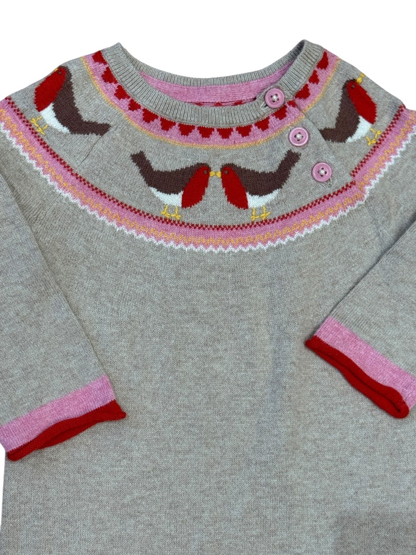 L/S ROBIN CASHMERE KNIT ROMPER