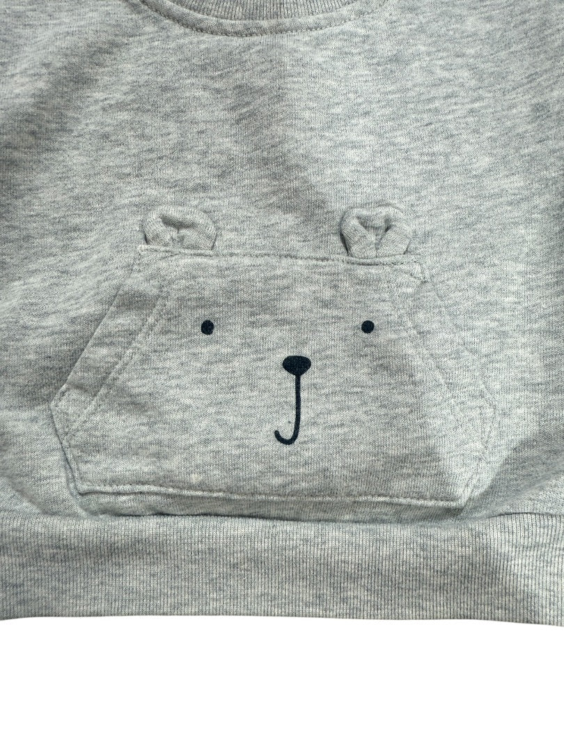 L/S BEAR FLEECE SWEATSHIRT & JOGGERS