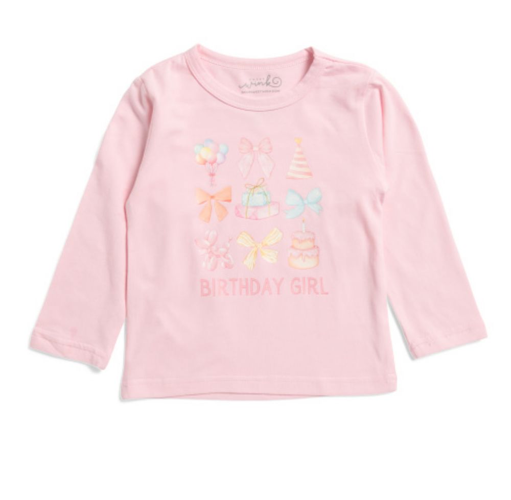 NEW L/S NEW BIRTHDAY GIRL TOP