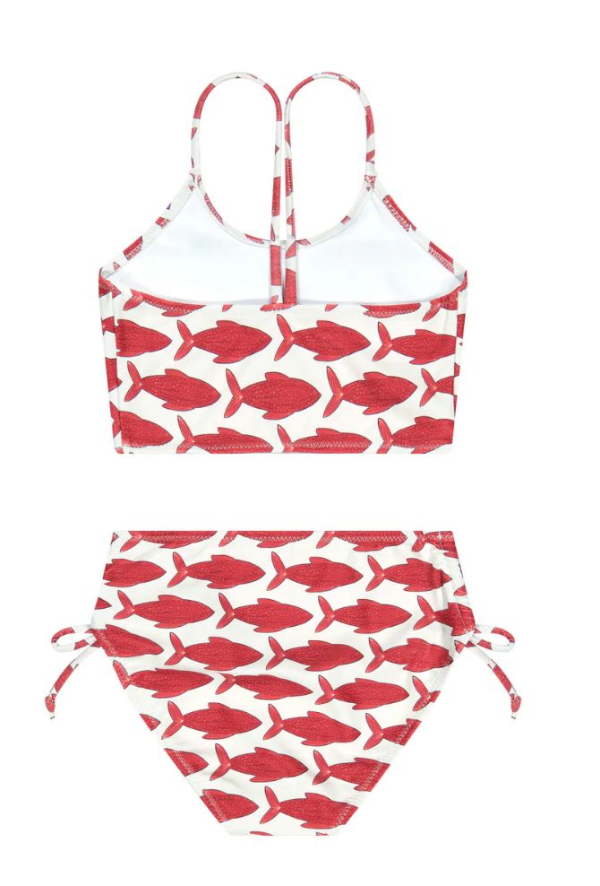 NEW FISH RUCHED 2-PC