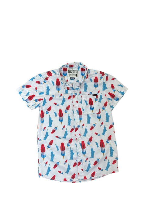 S/S BOMB POP BUTTON DOWN