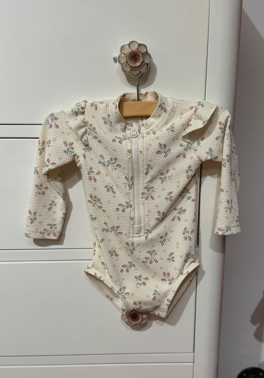 L/S STRAWBERRY RASHGUARD 1-PIECE