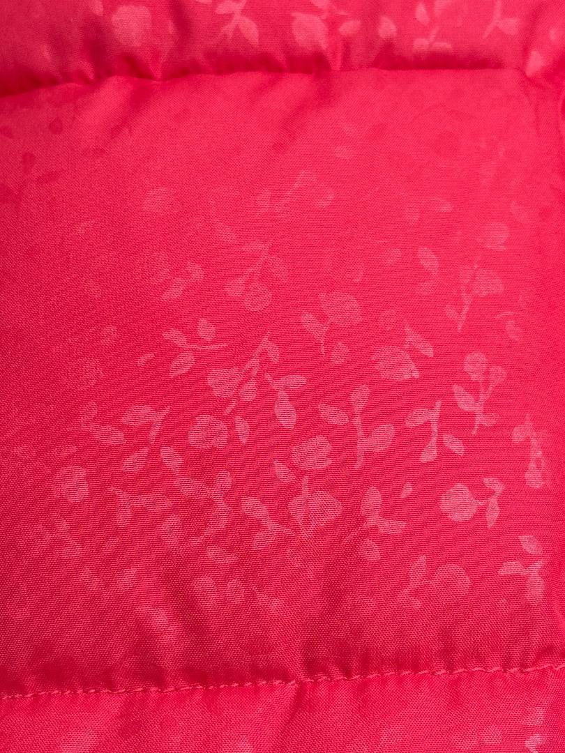 L/S FLORAL SNUGGLY BUNNY HOODED BUNTING SUIT