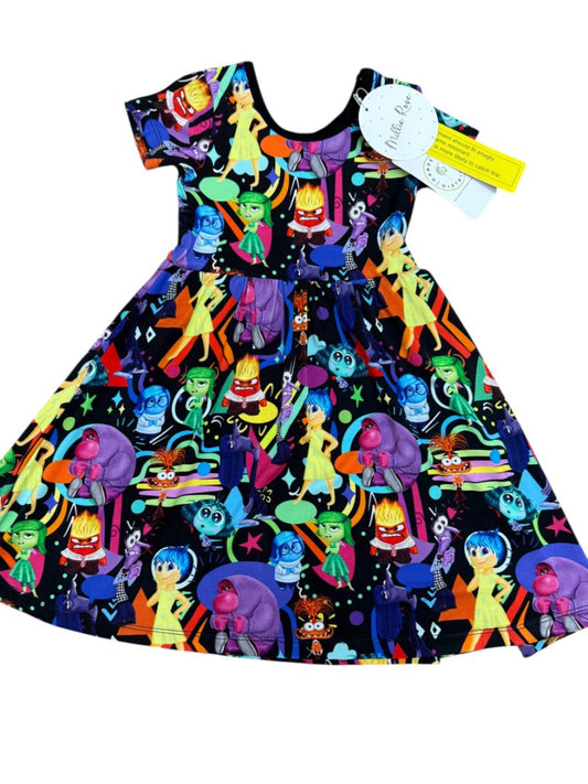 NEW S/S INSIDE OUT DRESS