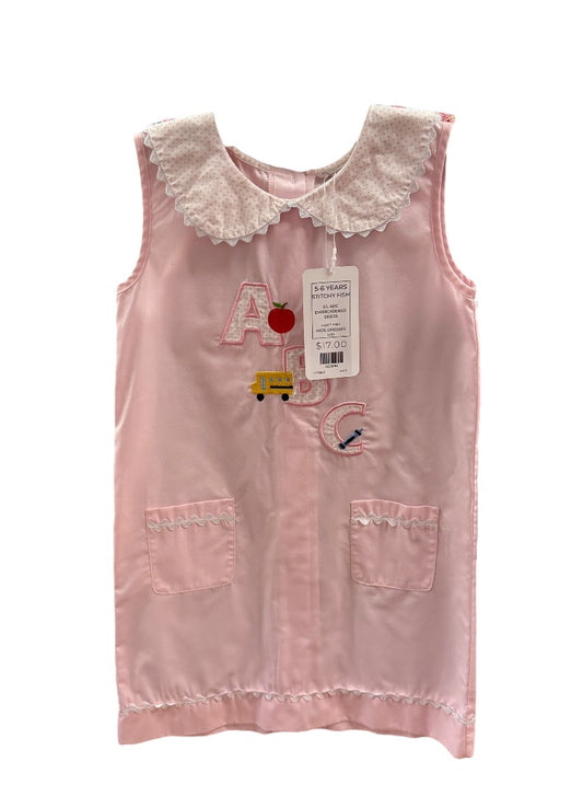 S/L ABC EMBROIDERED DRESS