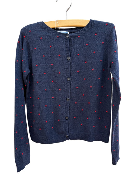 L/S SWISS DOT CARDIGAN