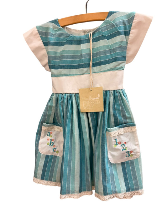 NEW S/S ABC 123 SCHOOL DRESS