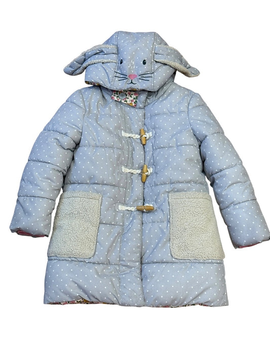 BUNNY POLKA DOT HOODED PARKA