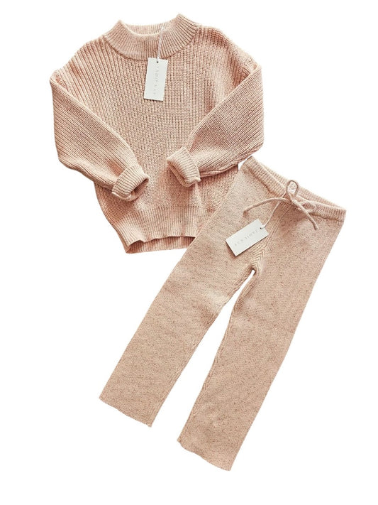 NEW L/S MORGAN FLECK SWEATER & PANTS