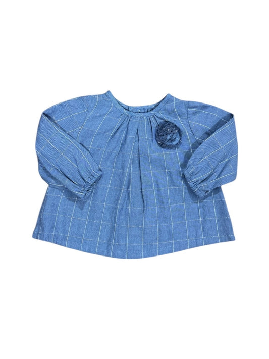 NEW L/S METALLIC TOP