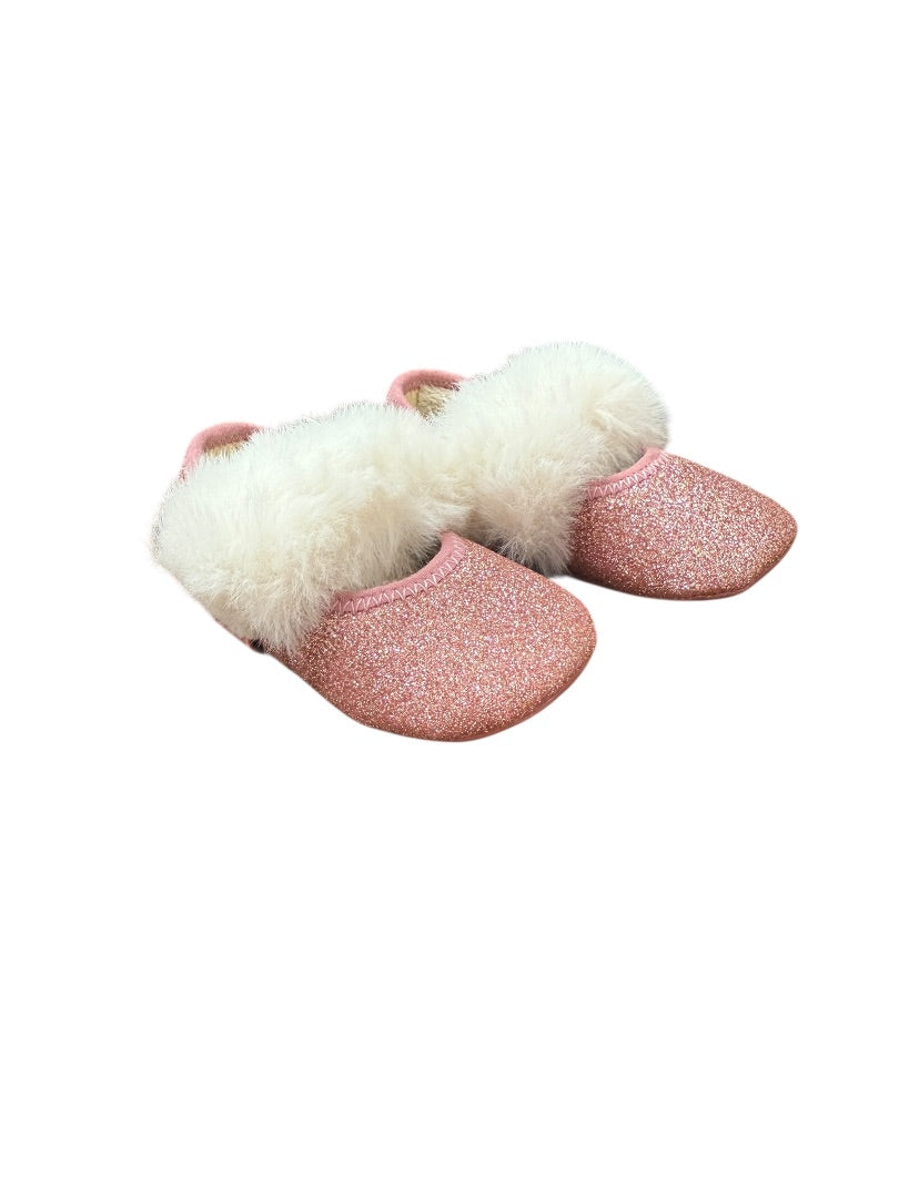 GLITTER BALLET FLATS