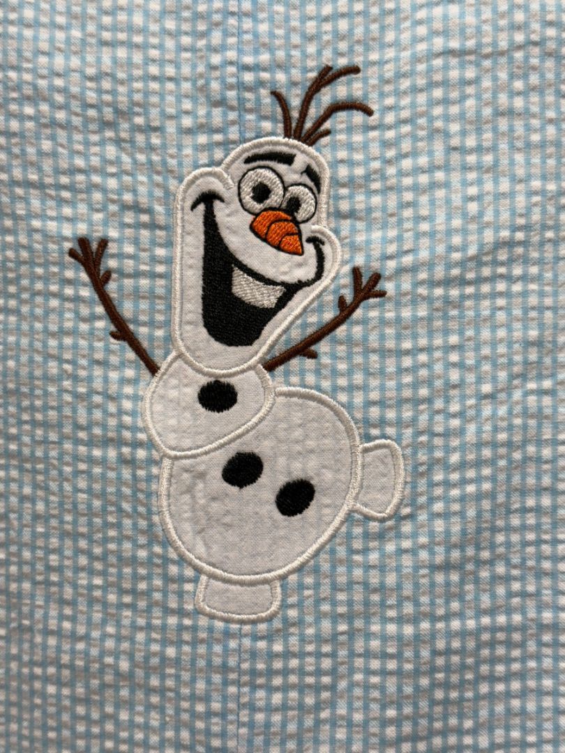 S/L OLAF SEERSUCKER SHORTALLS