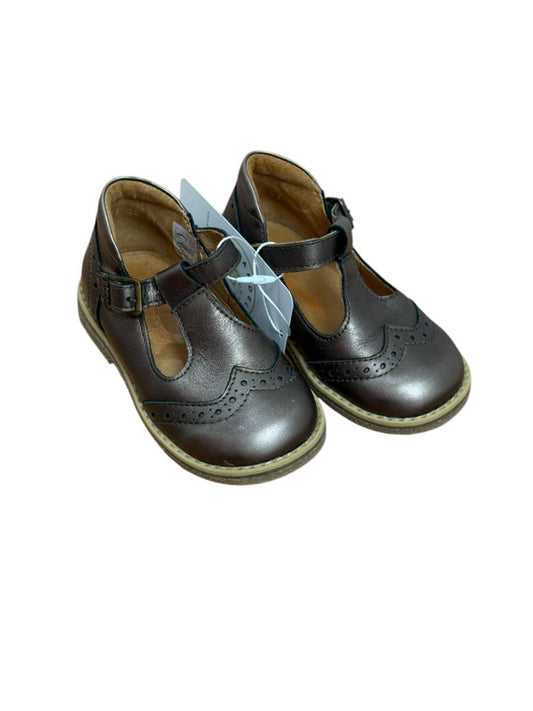 LEATHER T BAR SHOES