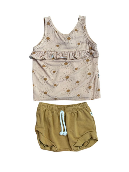 S/L SUNS TANK & SHORTIES SET