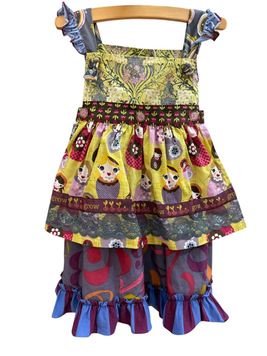 FLUTTER CHARACTER COUNTS DRESS & REMOVABLE APRON