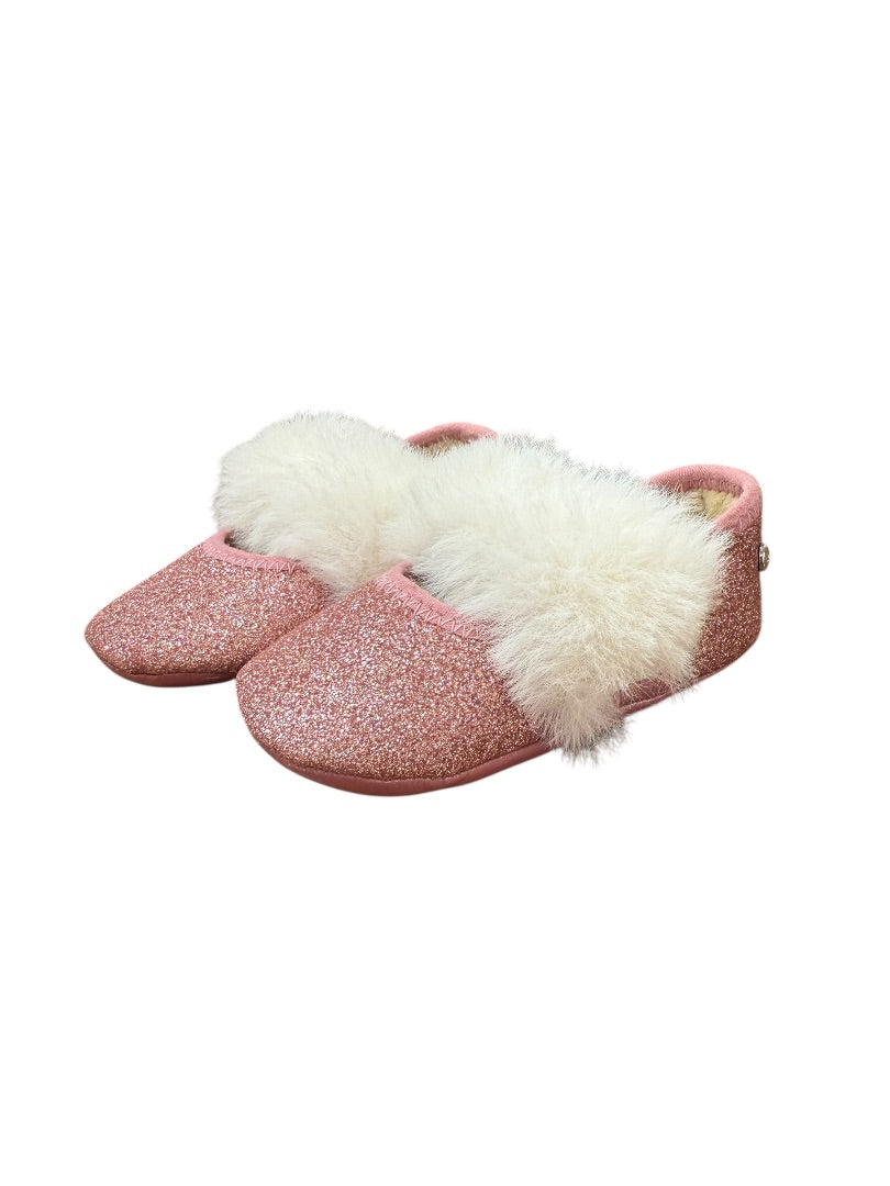 GLITTER BALLET FLATS