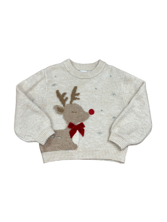 L/S KNIT REINDEER SWEATER