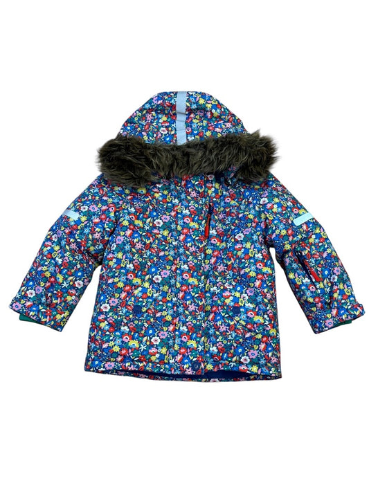 L/S FLORAL ALL-WEATHER WATERPROOF COAT