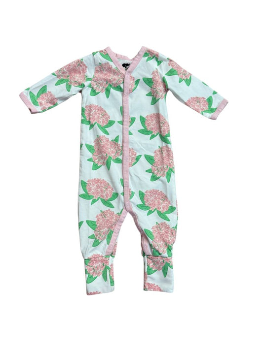 L/S FLORAL CONVERTIBLE 1-PC