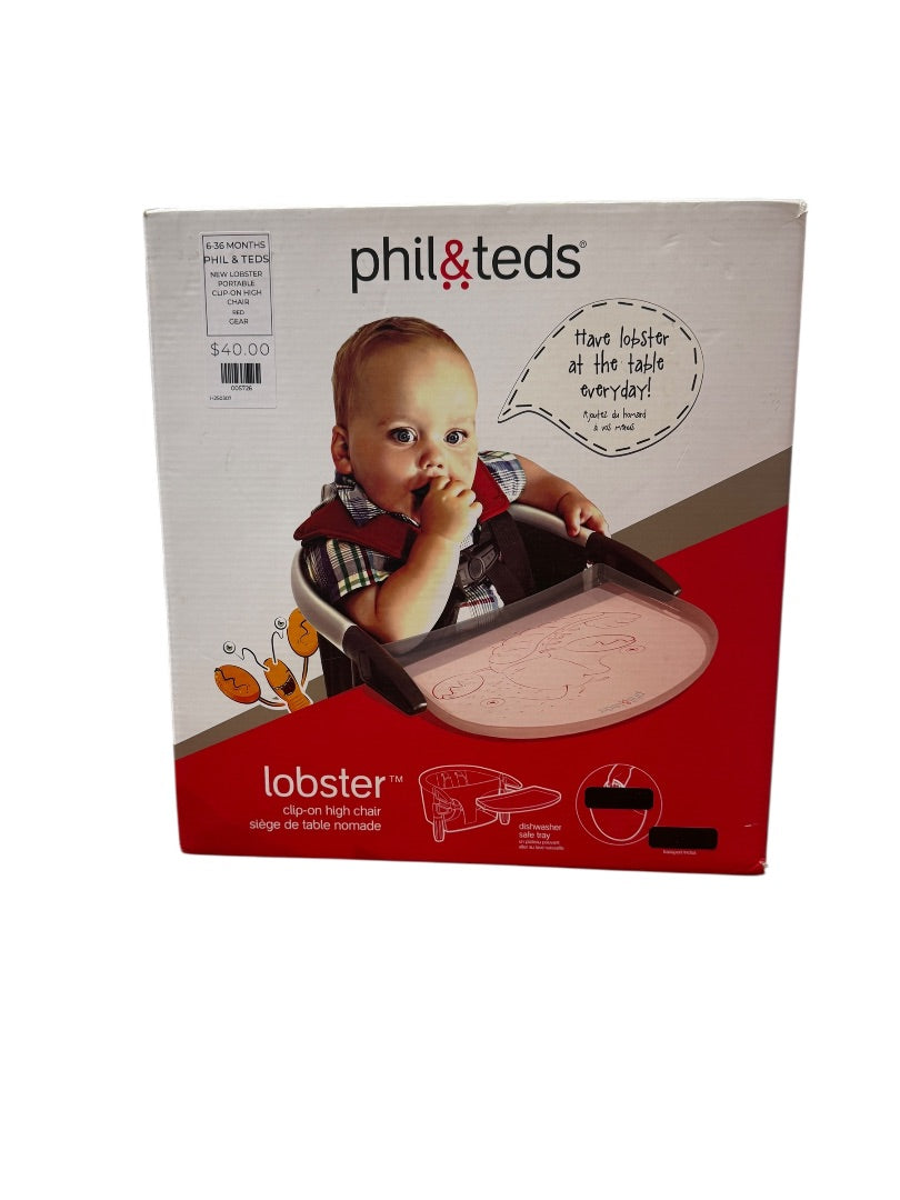 NEW LOBSTER PORTABLE CLIP-ON HIGH CHAIR