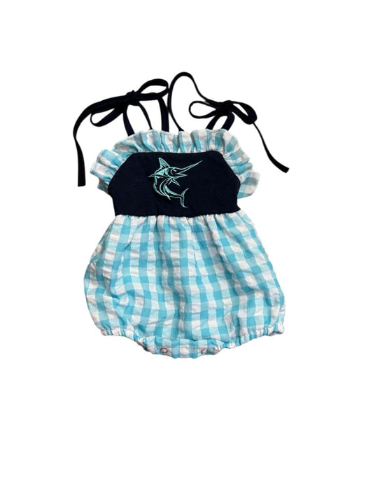 TIE STRAPS MARLIN BUBBLE ROMPER