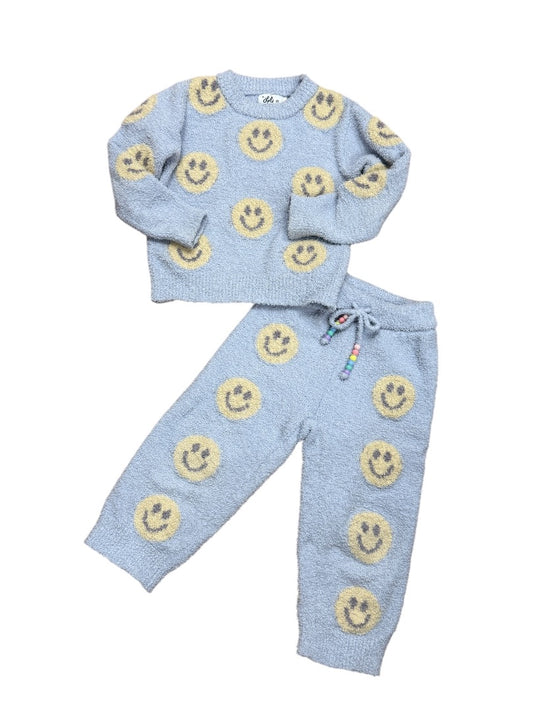 L/S SMILEY FUZZY SET