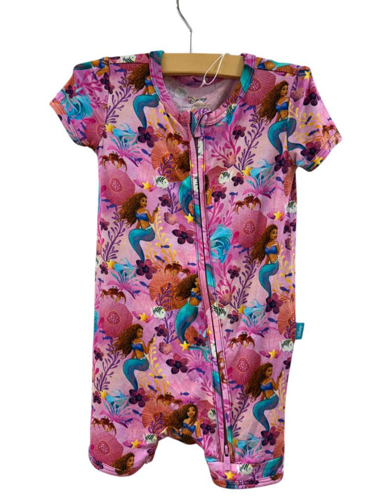 S/S LITTLE MERMAID ZIP SHORTY
