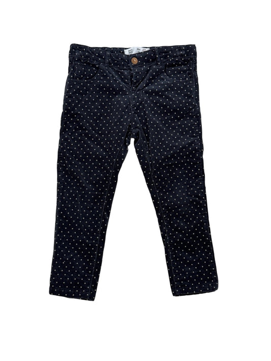 POLKA DOT CORDUROY PANTS