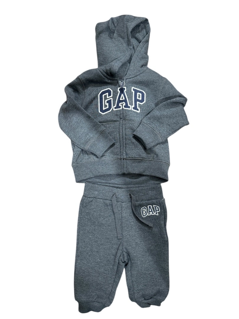 NEW L/S LOGO ZIP FLEECE HOODIE & JOGGERS