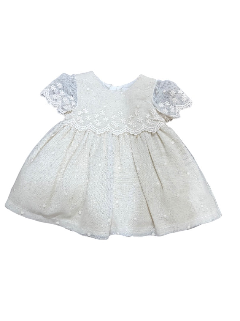 NEW FLUTTER FLORAL LACE DRESS