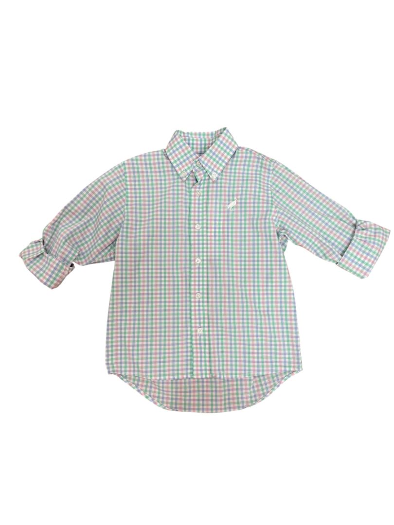 L/S PLAID DRESS SHIRT