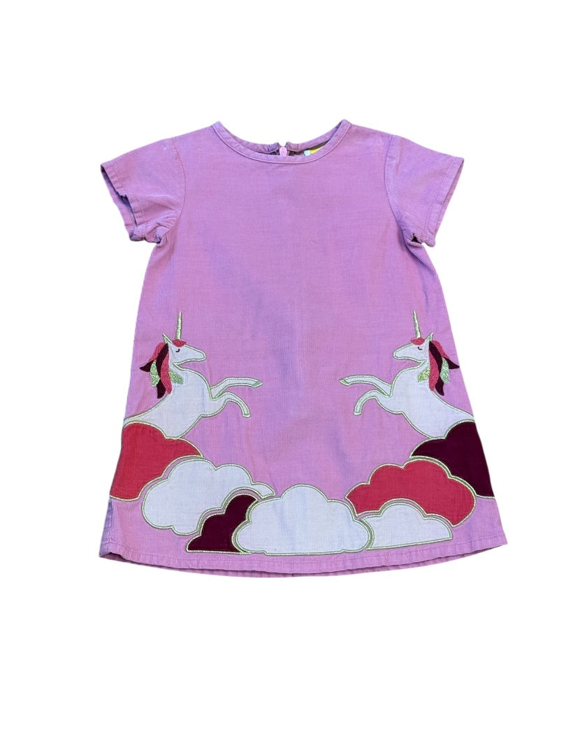 S/S UNICORN CORDUROY DRESS