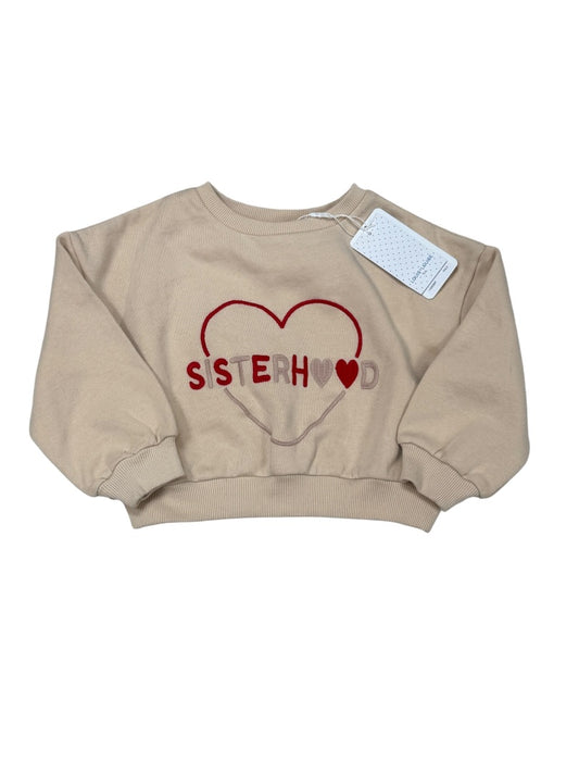 NEW L/S "SISTERHOOD" PULLOVER (RETAIL $76)