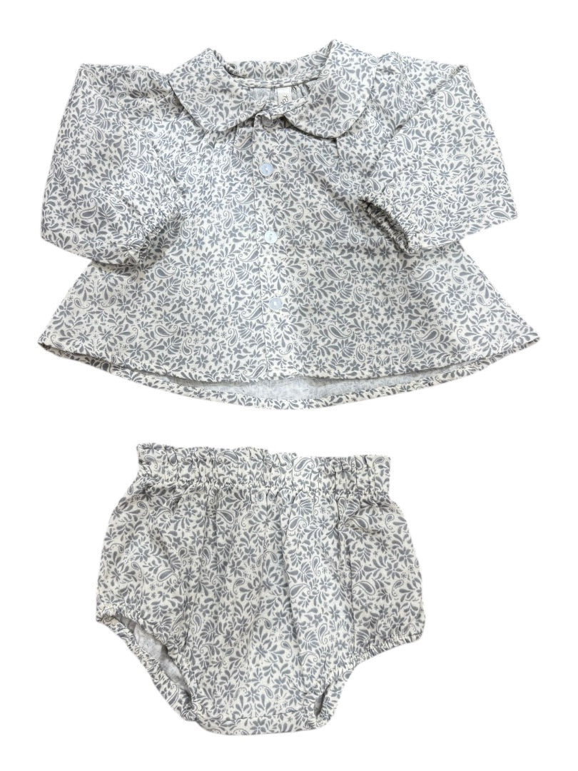 NEW L/S DITSY NELLIE TOP & BLOOMERS