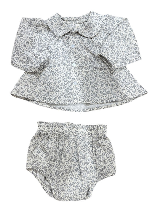 NEW L/S DITSY NELLIE TOP & BLOOMERS