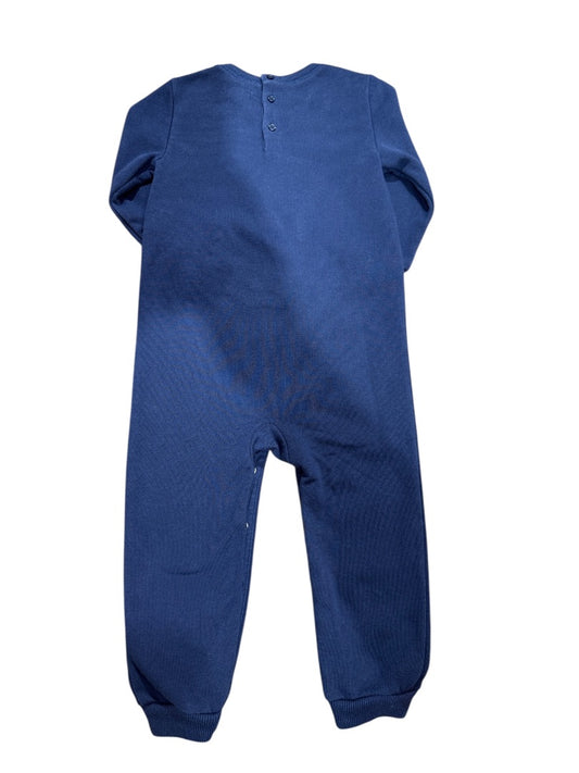 L/S LOGO FLEECE COVERALL