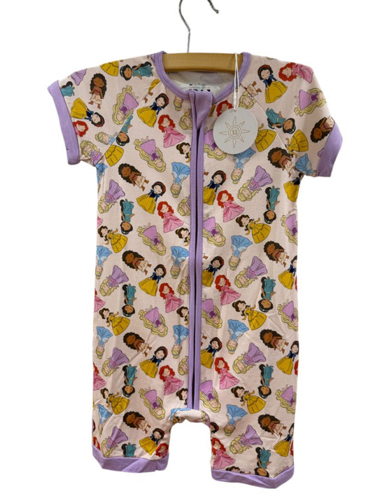 NEW S/S PRINCESS ZIP SHORTY