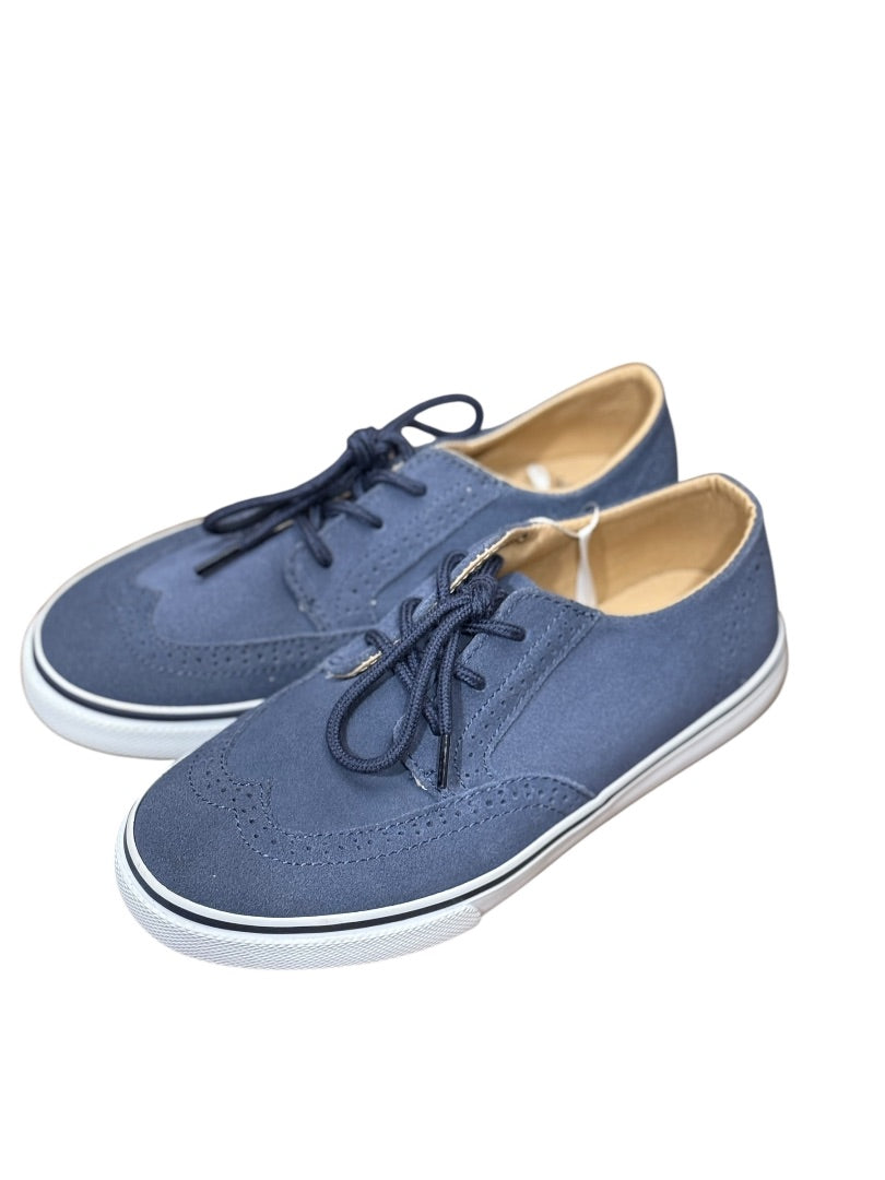 SUEDE WINGTIP SNEAKERS