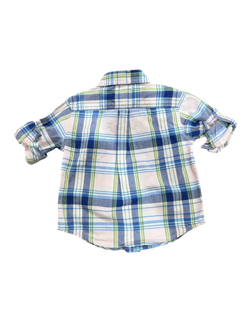 L/S PLAID DRESS SHIRT