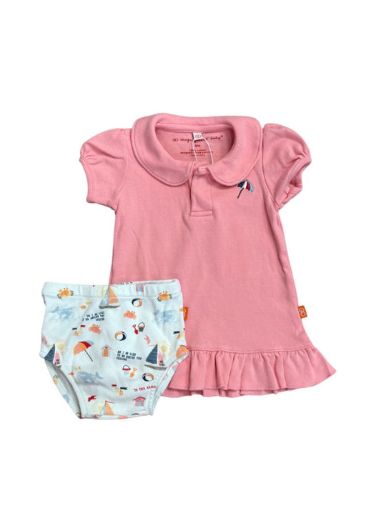 S/S BEACH DRESS & BLOOMERS